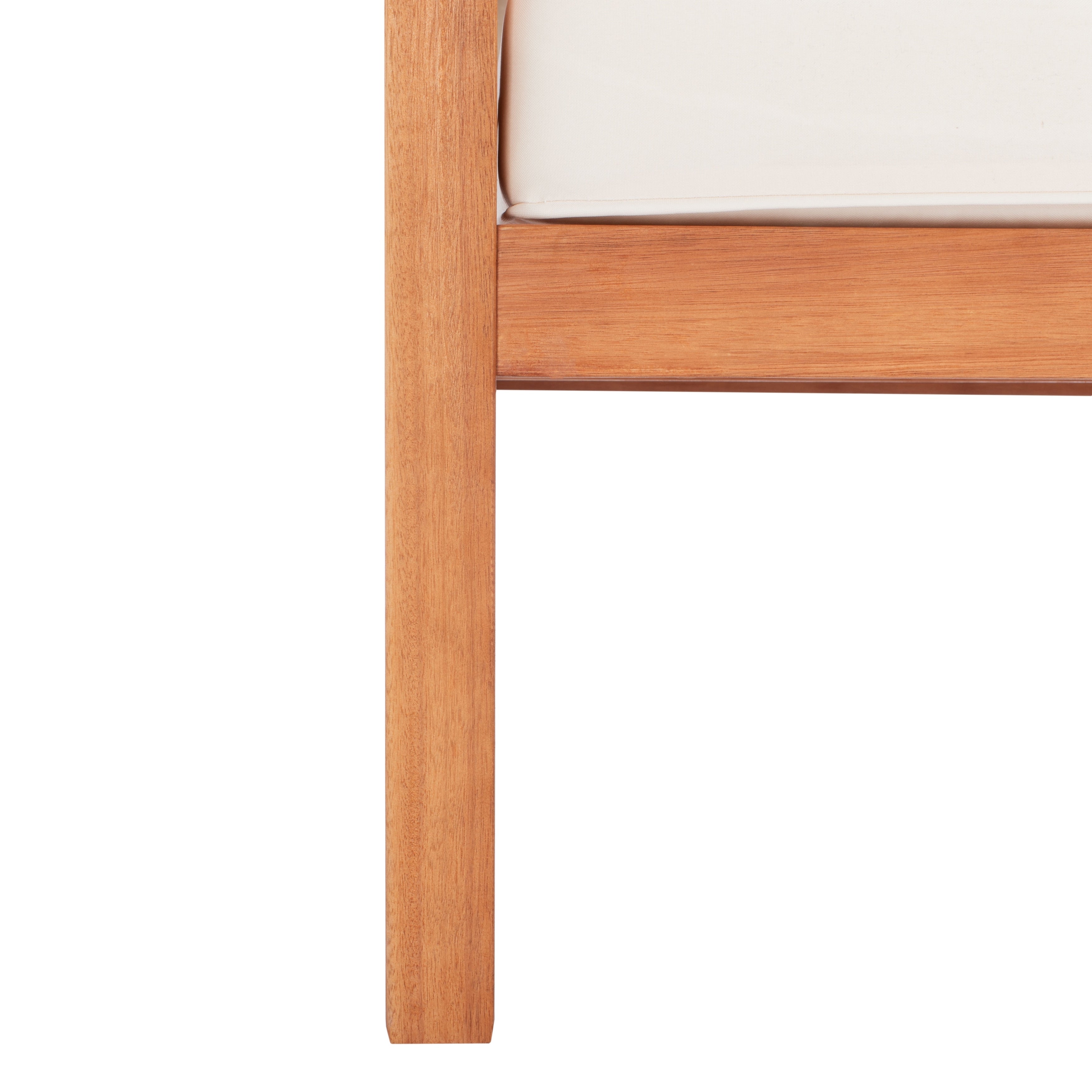 Ensemble de salon de jardin Alda 4 pièces SAFAVIEH avec coussins décoratifs – 51 L x 26 P x 26 H