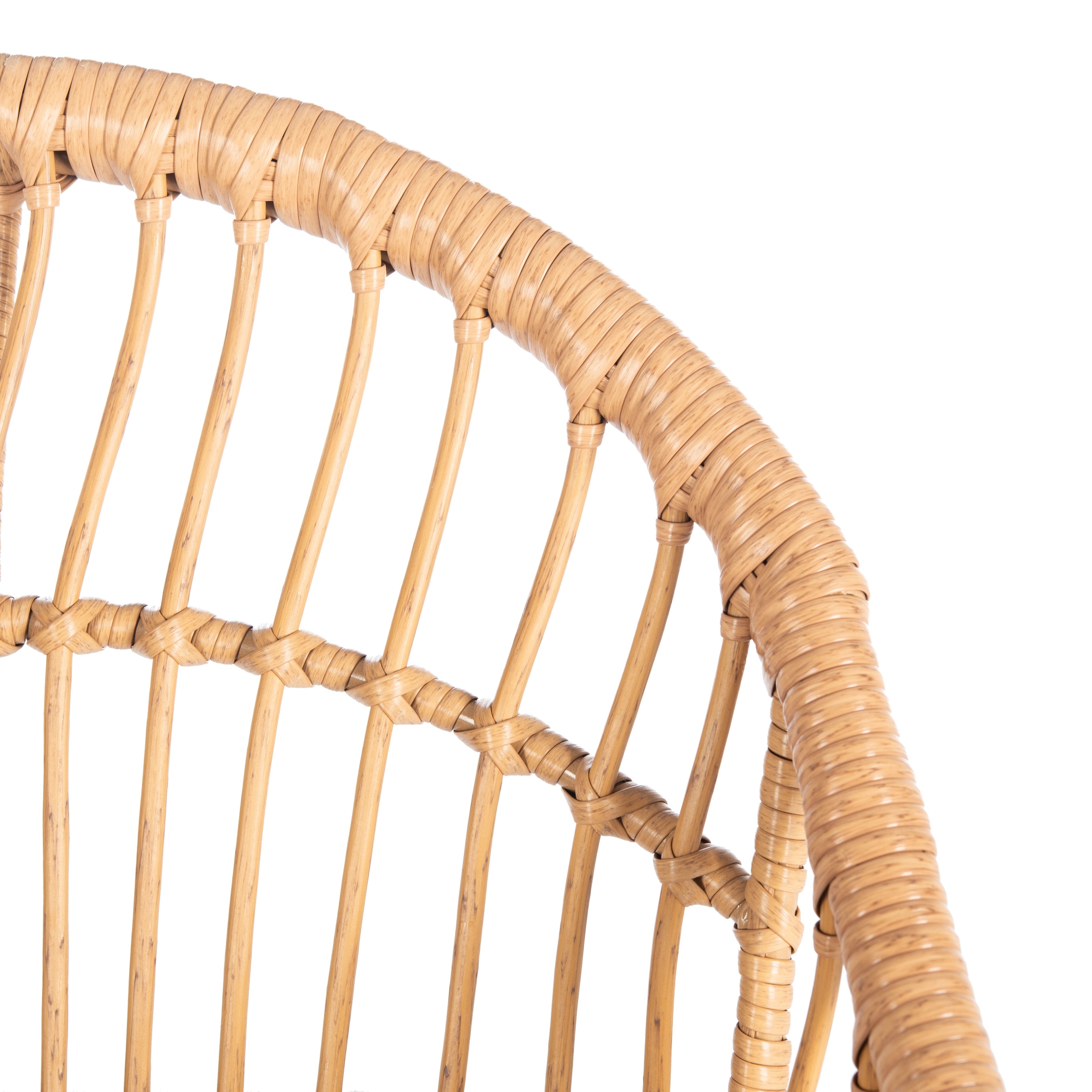 Ensemble de chaises longues Berlen 3 pièces SAFAVIEH Outdoor Living - Naturel/Bleu marine - 22 l x 24 p x 34 h