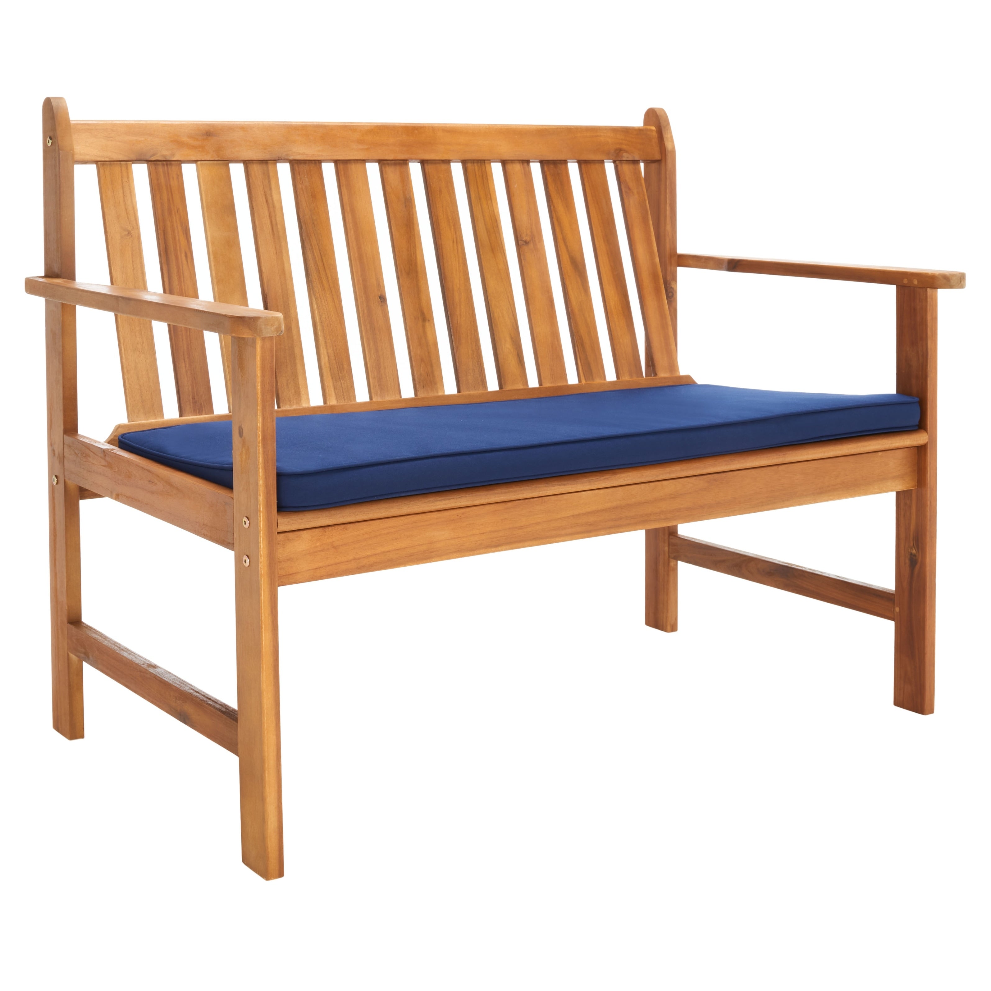 Ensemble de meubles d'extérieur SAFAVIEH Burbank en bois d'acacia brun, 4 pièces - 44 l x 25 P x 34 H