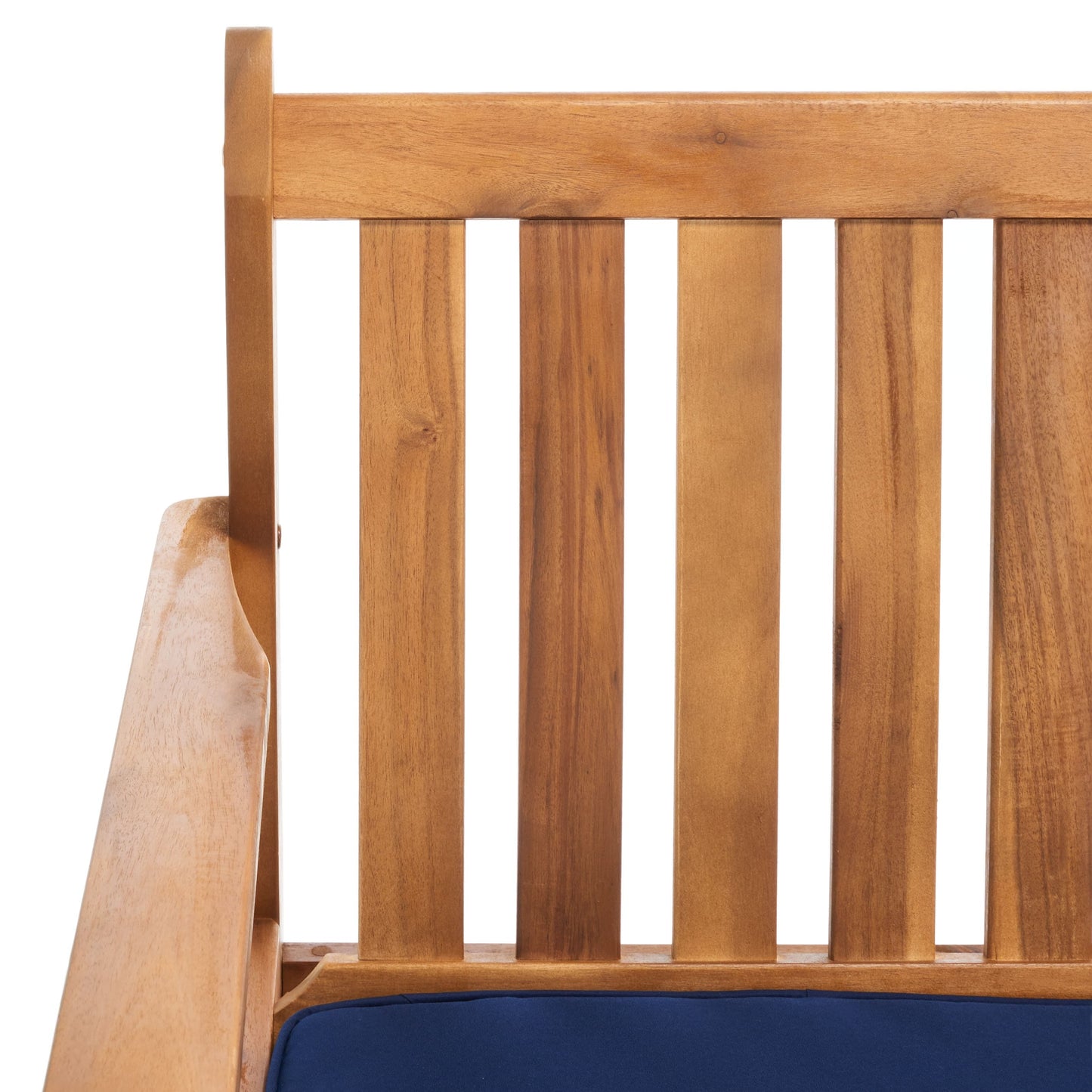 Ensemble de meubles d'extérieur SAFAVIEH Burbank en bois d'acacia brun, 4 pièces - 44 l x 25 P x 34 H
