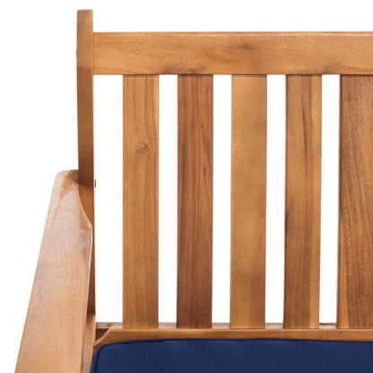 Ensemble de meubles d'extérieur SAFAVIEH Burbank en bois d'acacia brun, 4 pièces - 44 l x 25 P x 34 H