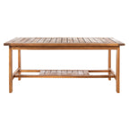 Ensemble de meubles d'extérieur SAFAVIEH Burbank en bois d'acacia brun, 4 pièces - 44 l x 25 P x 34 H