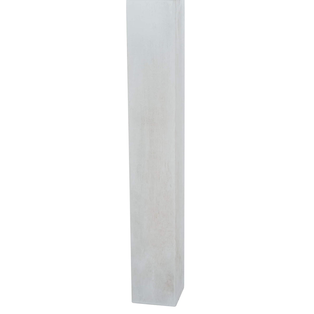 Ensemble de salle à manger d'extérieur SAFAVIEH Dario 3 pièces avec table de 140 cm de long et 2 bancs sans dossier – 140 cm de large x 81 cm de profondeur x 76 cm de haut
