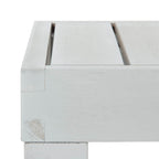 Ensemble de salle à manger d'extérieur SAFAVIEH Dario 3 pièces avec table de 140 cm de long et 2 bancs sans dossier – 140 cm de large x 81 cm de profondeur x 76 cm de haut