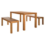 Ensemble de salle à manger d'extérieur 3 pièces SAFAVIEH Dario - 59 L x 32 P x 30 H