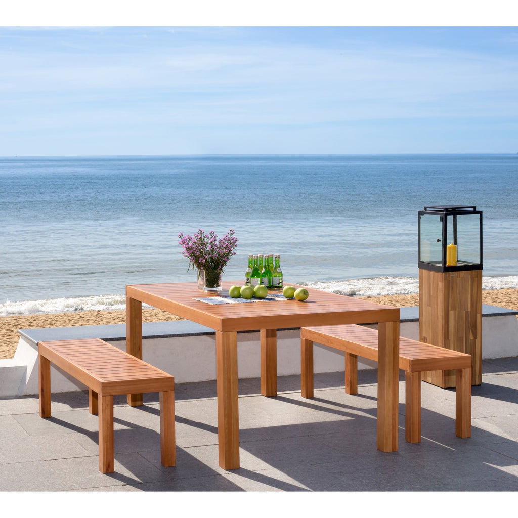 Ensemble de salle à manger d'extérieur 3 pièces SAFAVIEH Dario - 59 L x 32 P x 30 H