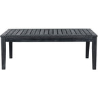 Ensemble de jardin 4 pièces en bois d'acacia brun Del Mar avec coussins beiges SAFAVIEH Outdoor Living - 48 L x 25 P x 32 H