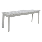 Ensemble de salle à manger d'extérieur SAFAVIEH Europa avec table et 2 bancs - 35 L x 60 P x 29 H