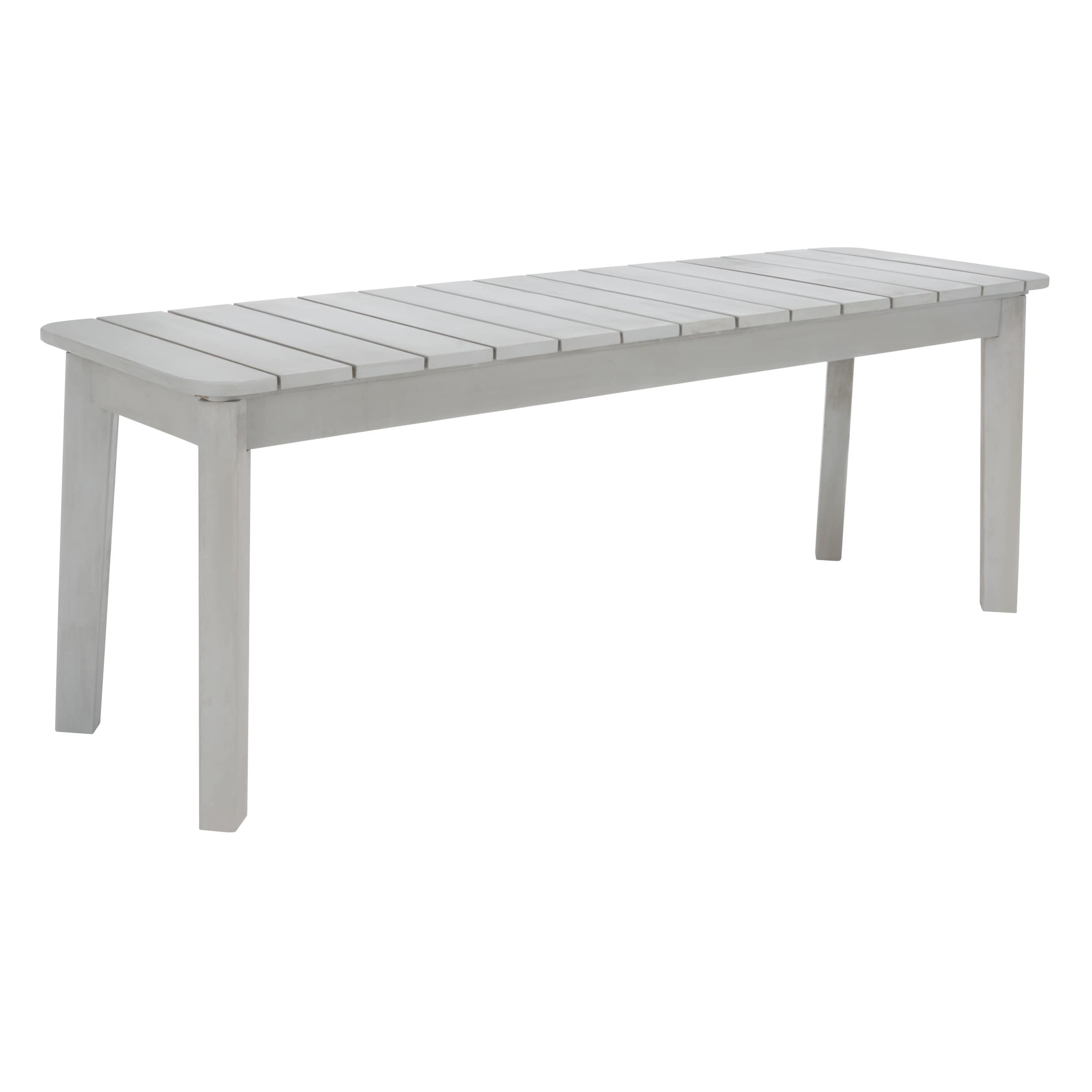 Ensemble de salle à manger d'extérieur SAFAVIEH Europa avec table et 2 bancs - 35 L x 60 P x 29 H