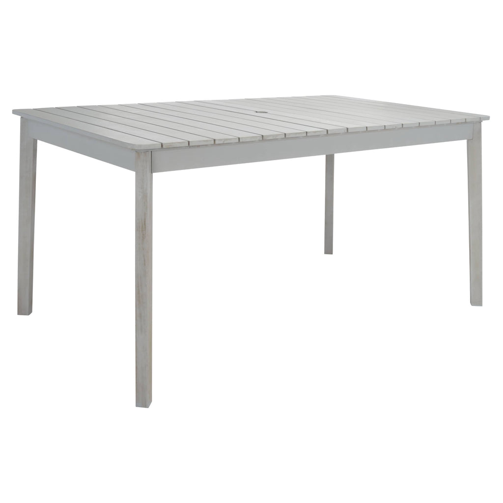 Ensemble de salle à manger d'extérieur SAFAVIEH Europa avec table et 2 bancs - 35 L x 60 P x 29 H
