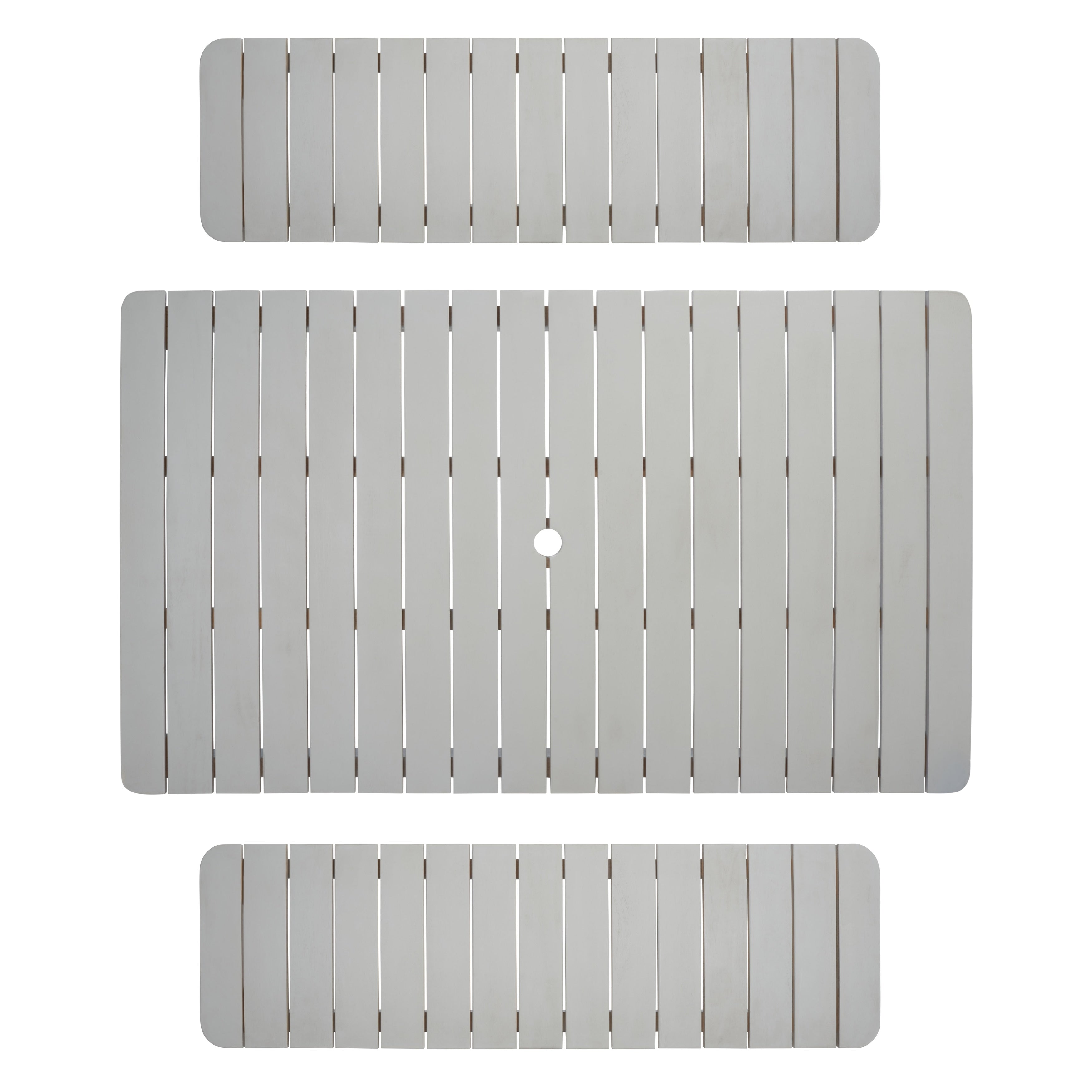 Ensemble de salle à manger d'extérieur SAFAVIEH Europa avec table et 2 bancs - 35 L x 60 P x 29 H