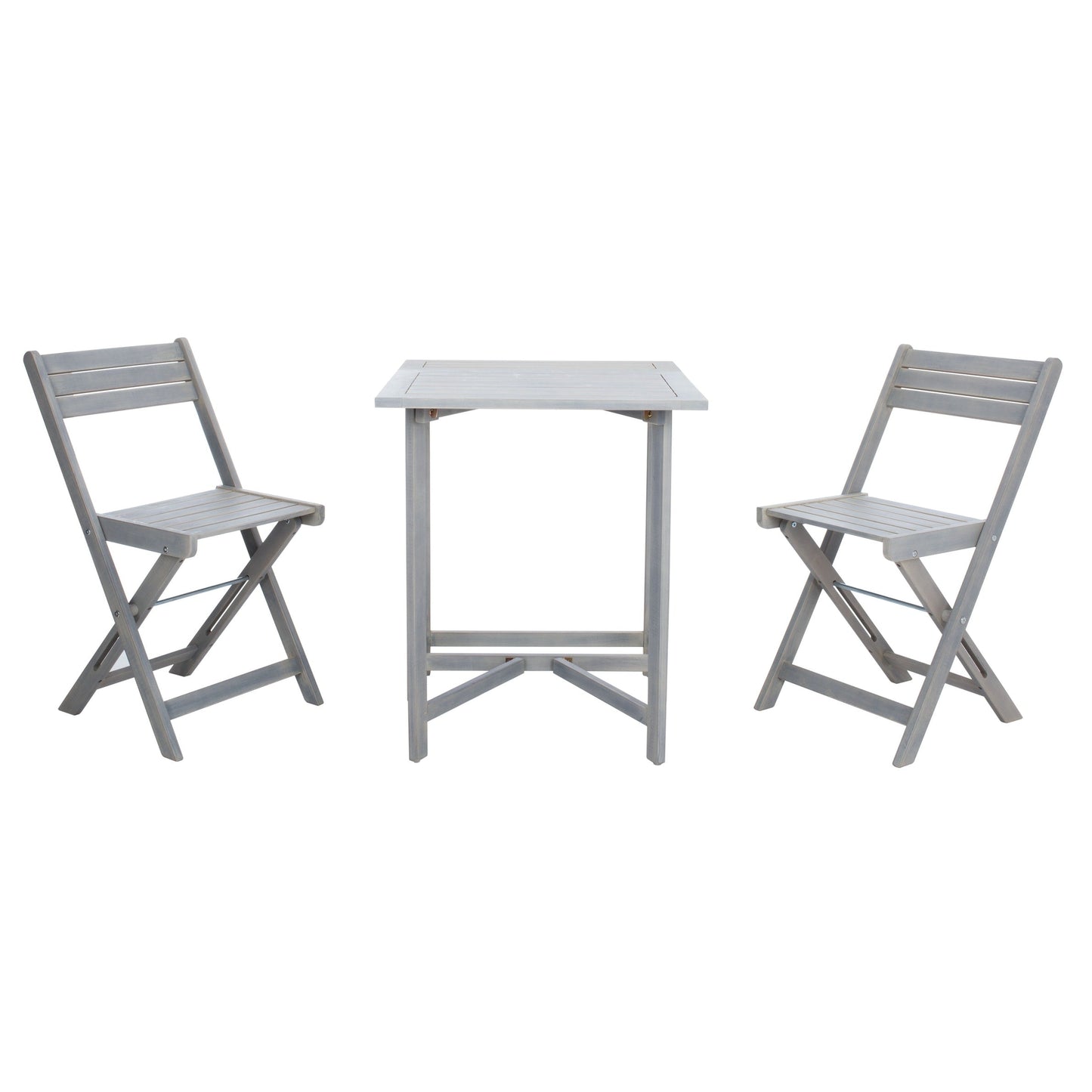 Ensemble de jardin bistrot 3 pièces Gallo Balcony de SAFAVIEH Outdoor Living – 16 l x 19 p x 30 h