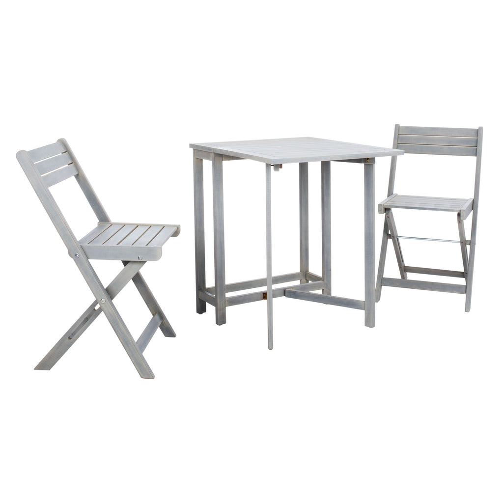 Ensemble de jardin bistrot 3 pièces Gallo Balcony de SAFAVIEH Outdoor Living – 16 l x 19 p x 30 h