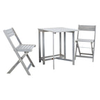 Ensemble de jardin bistrot 3 pièces Gallo Balcony de SAFAVIEH Outdoor Living – 16 l x 19 p x 30 h