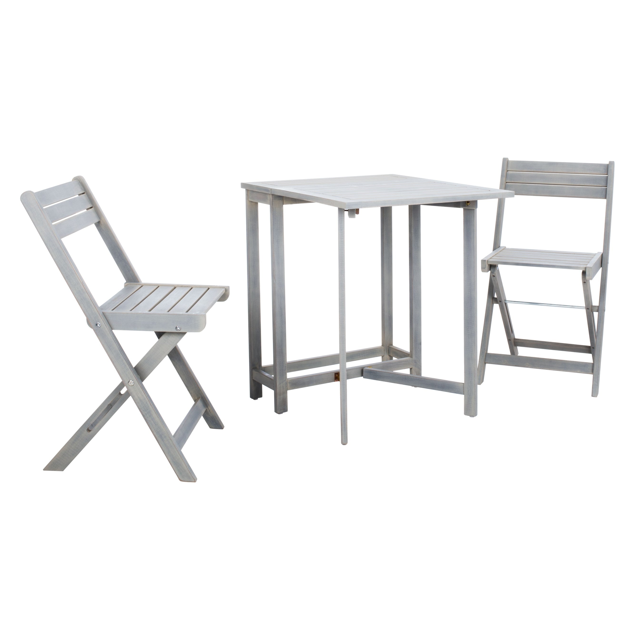 Ensemble de jardin bistrot 3 pièces Gallo Balcony de SAFAVIEH Outdoor Living – 16 l x 19 p x 30 h