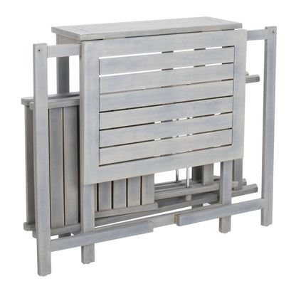 Ensemble de jardin bistrot 3 pièces Gallo Balcony de SAFAVIEH Outdoor Living – 16 l x 19 p x 30 h