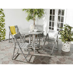Ensemble de salle à manger 5 pièces en bois d'acacia gris délavé SAFAVIEH Outdoor Living Kerman - 41 l x 41 p x 30 h