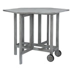Ensemble de salle à manger 5 pièces en bois d'acacia gris délavé SAFAVIEH Outdoor Living Kerman - 41 l x 41 p x 30 h