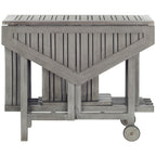 Ensemble de salle à manger 5 pièces en bois d'acacia gris délavé SAFAVIEH Outdoor Living Kerman - 41 l x 41 p x 30 h