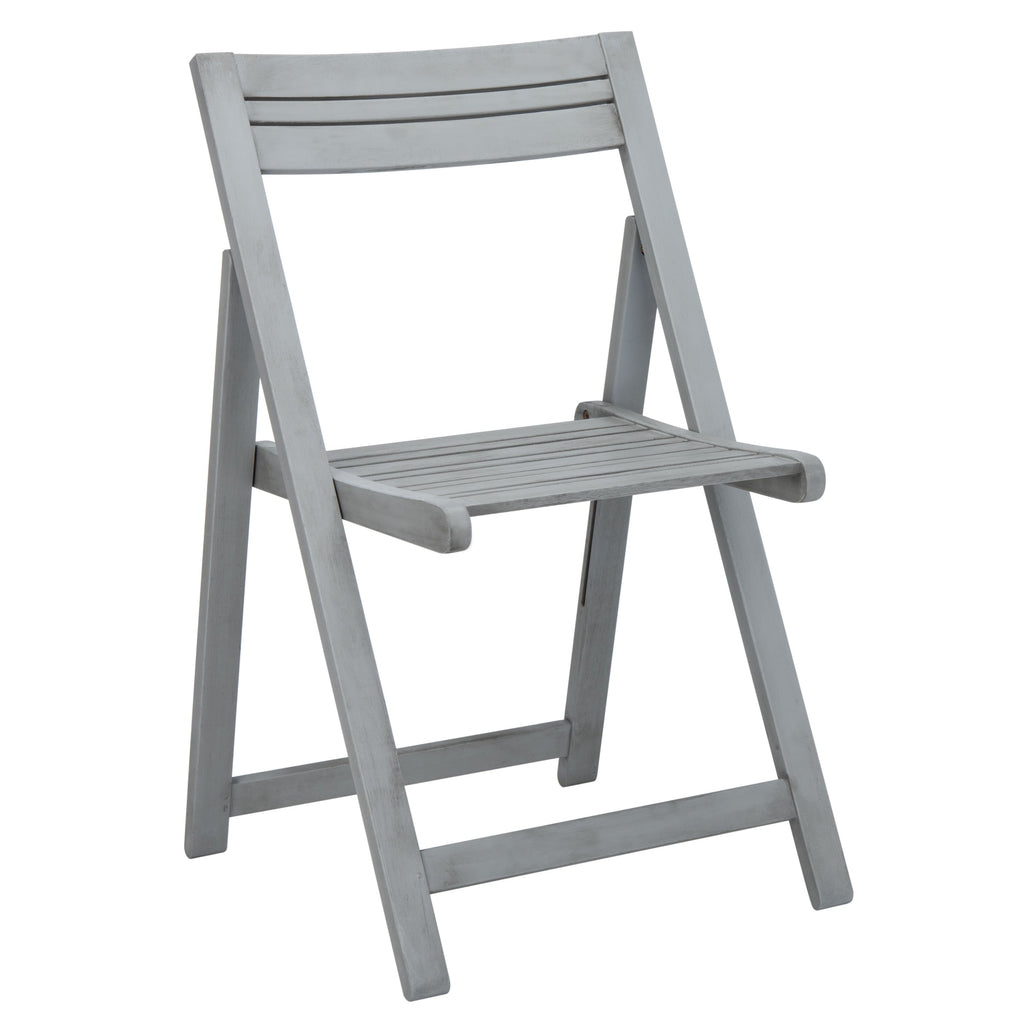 Ensemble de salle à manger 5 pièces en bois d'acacia gris délavé SAFAVIEH Outdoor Living Kerman - 41 l x 41 p x 30 h