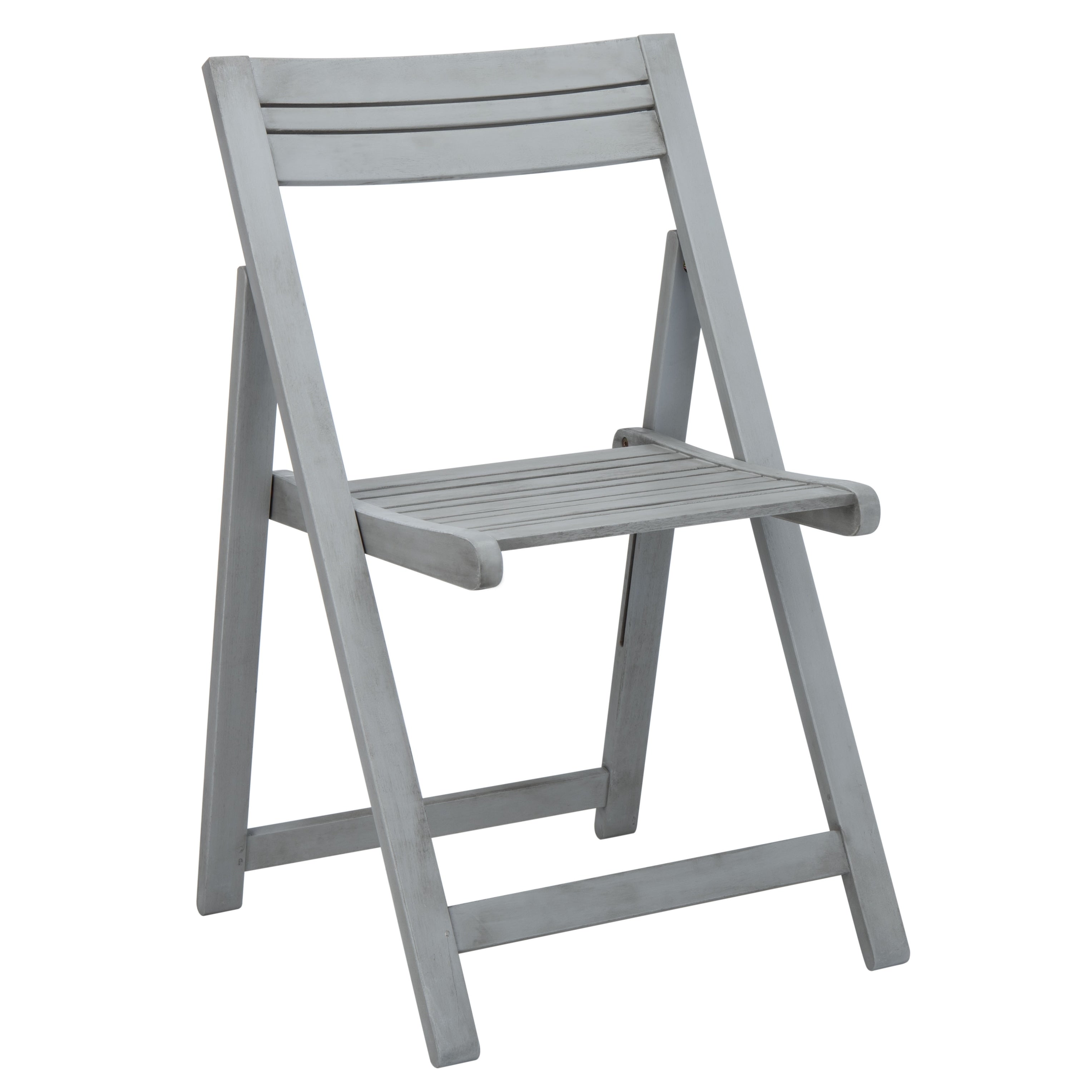Ensemble de salle à manger 5 pièces en bois d'acacia gris délavé SAFAVIEH Outdoor Living Kerman - 41 l x 41 p x 30 h