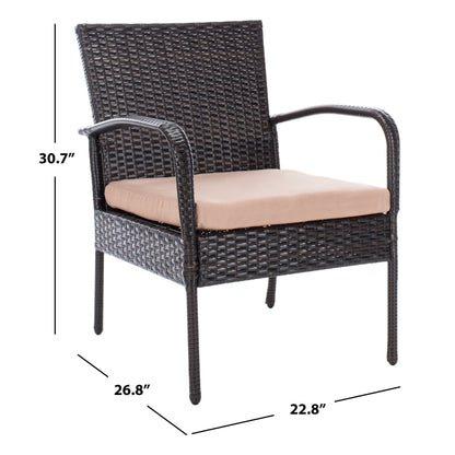 Ensemble de salon de jardin 3 pièces SAFAVIEH Moore - 23 L x 27 P x 31 H