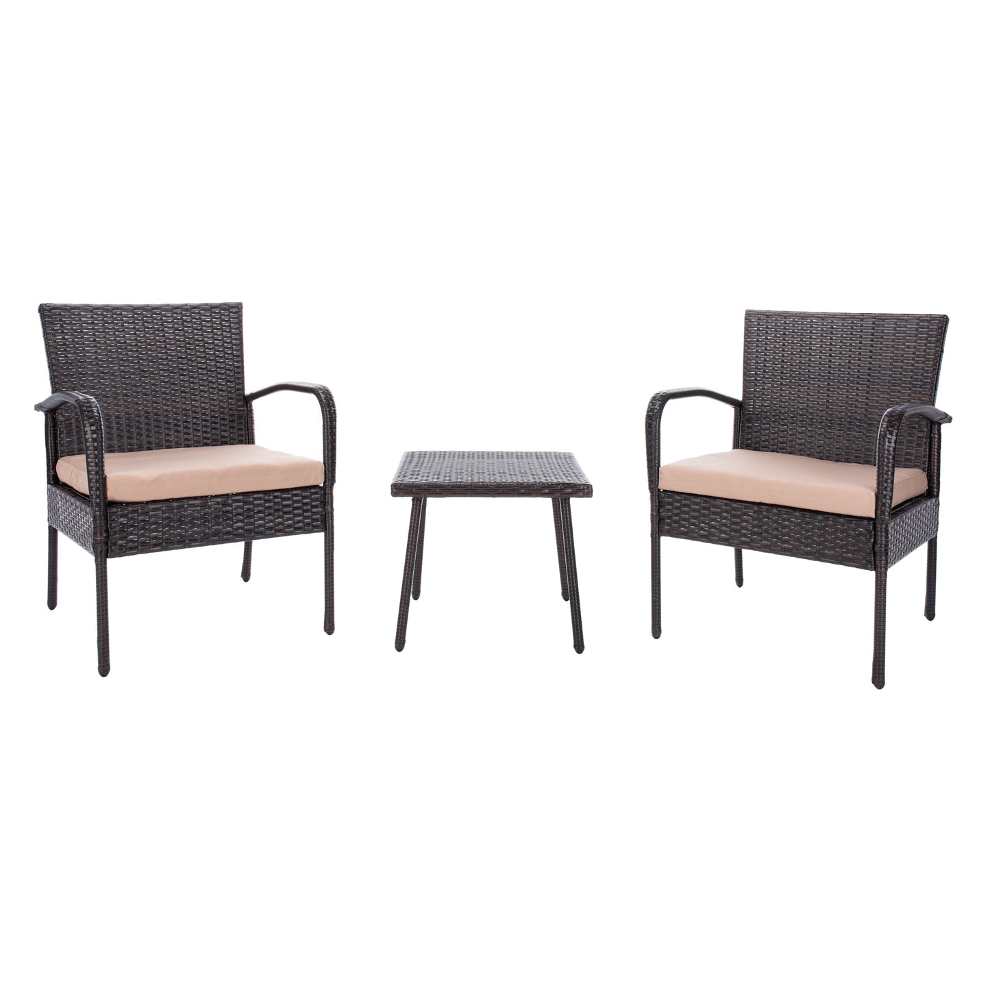 Ensemble de salon de jardin 3 pièces SAFAVIEH Moore - 23 L x 27 P x 31 H