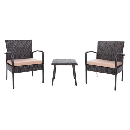 Ensemble de salon de jardin 3 pièces SAFAVIEH Moore - 23 L x 27 P x 31 H