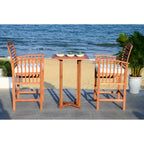 Ensemble bistrot 3 pièces SAFAVIEH Outdoor Living Pate - 25 L x 26 P x 50 H