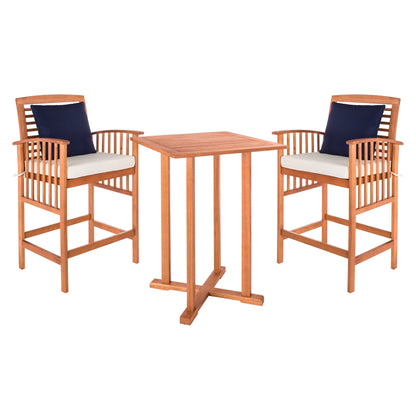 Ensemble bistrot 3 pièces SAFAVIEH Outdoor Living Pate - 25 L x 26 P x 50 H