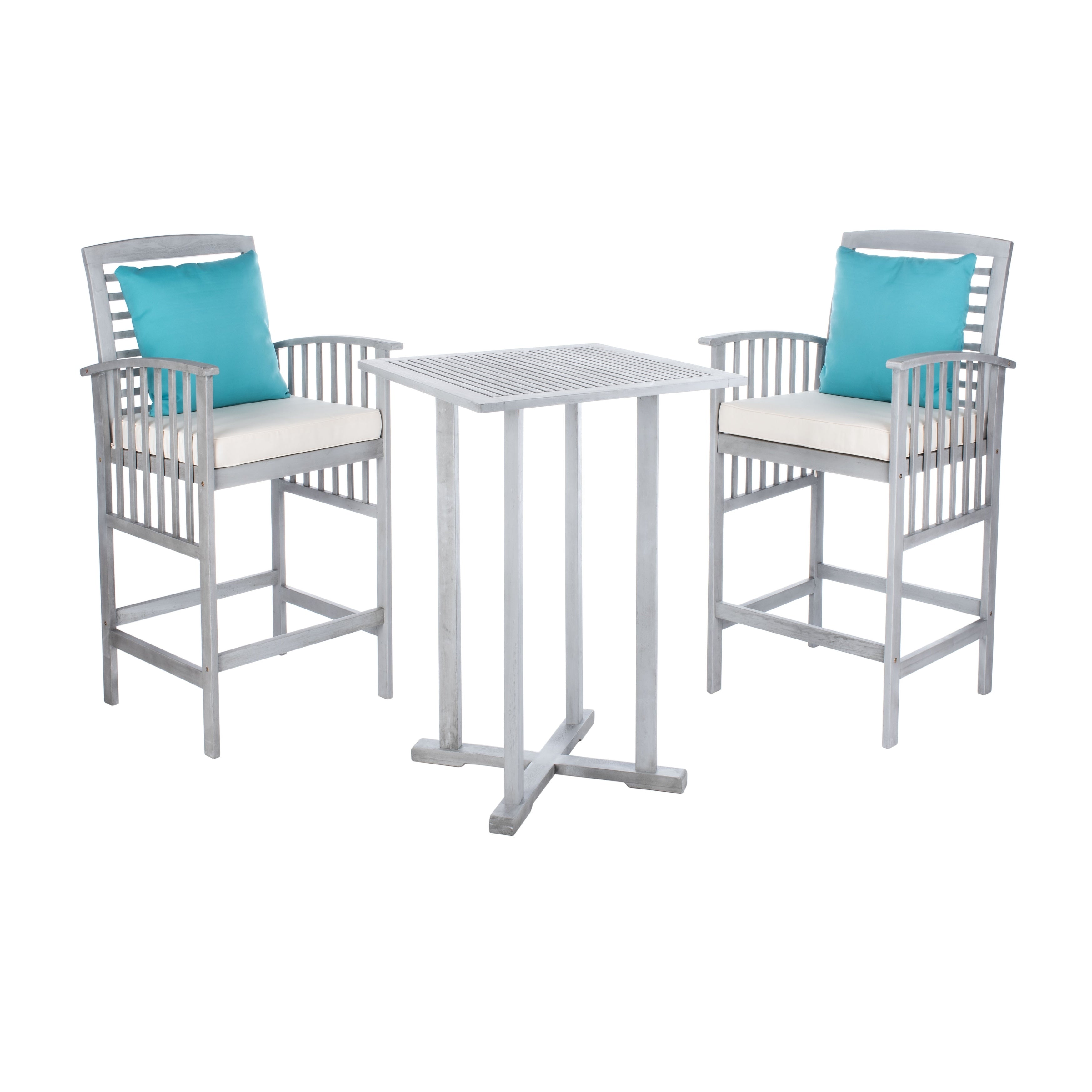 Ensemble de bar bistrot 3 pièces SAFAVIEH Outdoor Living Pate - 25 L x 26 P x 50 H