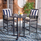 Ensemble de bar bistrot 3 pièces SAFAVIEH Outdoor Living Pate - 25 L x 26 P x 50 H