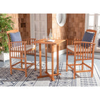 Ensemble de bar bistrot 3 pièces SAFAVIEH Outdoor Living Pate - 25 L x 26 P x 50 H