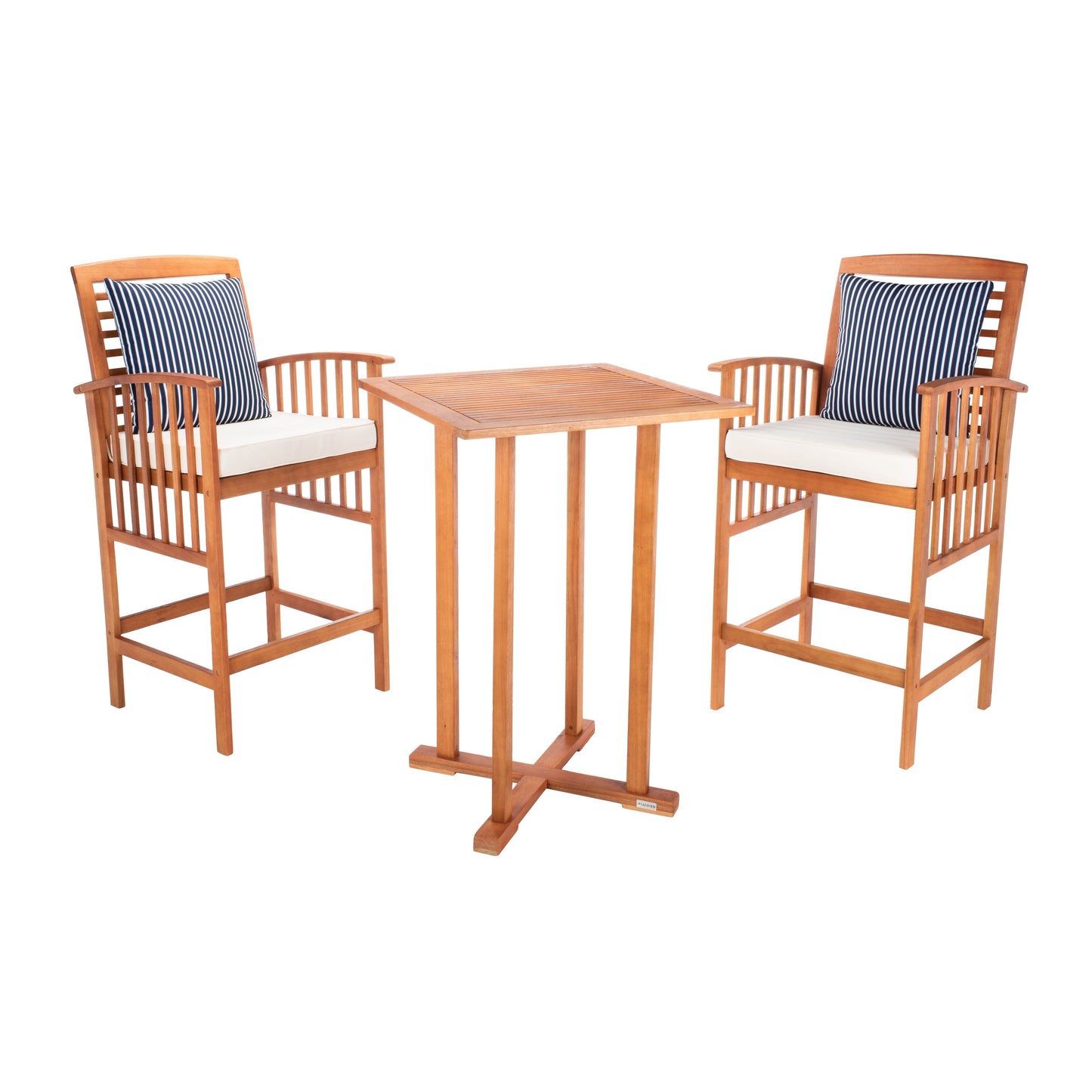 Ensemble de bar bistrot 3 pièces SAFAVIEH Outdoor Living Pate - 25 L x 26 P x 50 H