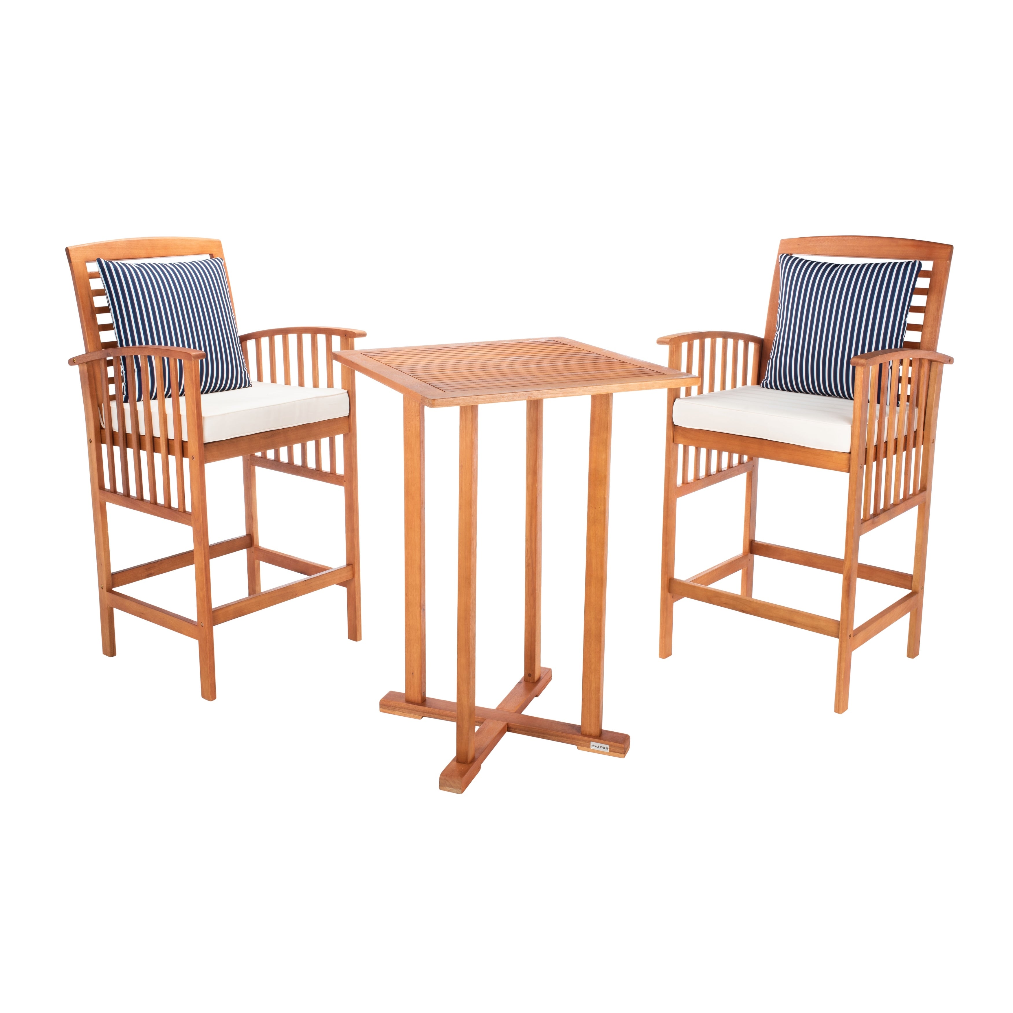 Ensemble de bar bistrot 3 pièces SAFAVIEH Outdoor Living Pate - 25 L x 26 P x 50 H