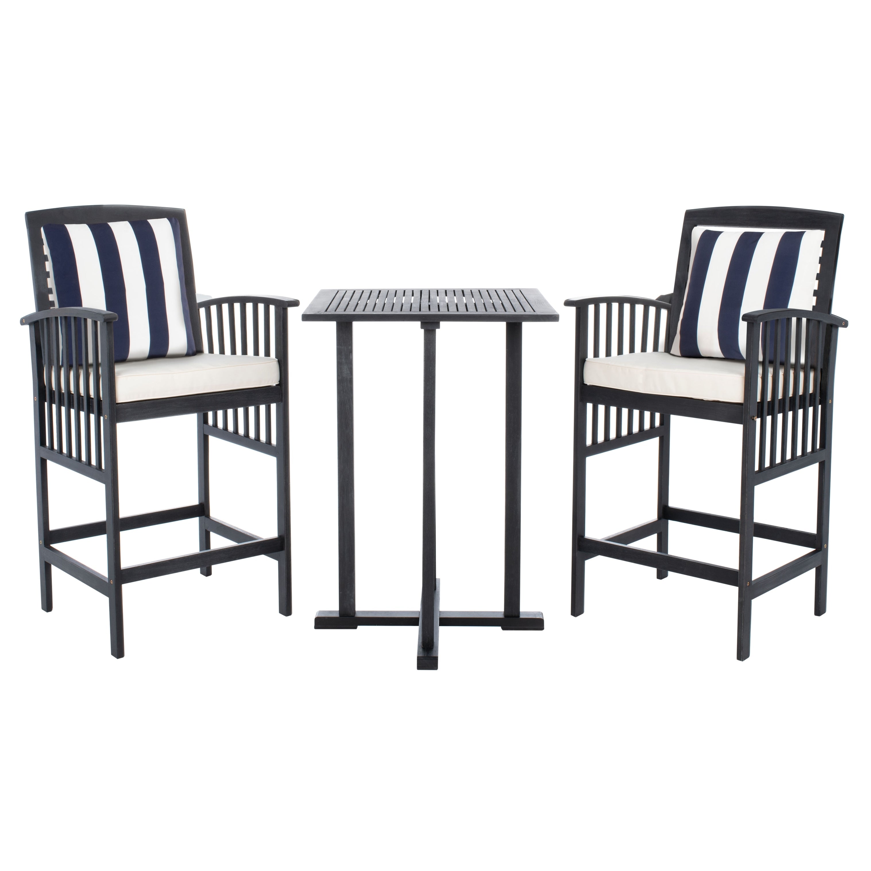 Ensemble de bar bistrot 3 pièces SAFAVIEH Outdoor Living Pate - 25 L x 26 P x 50 H
