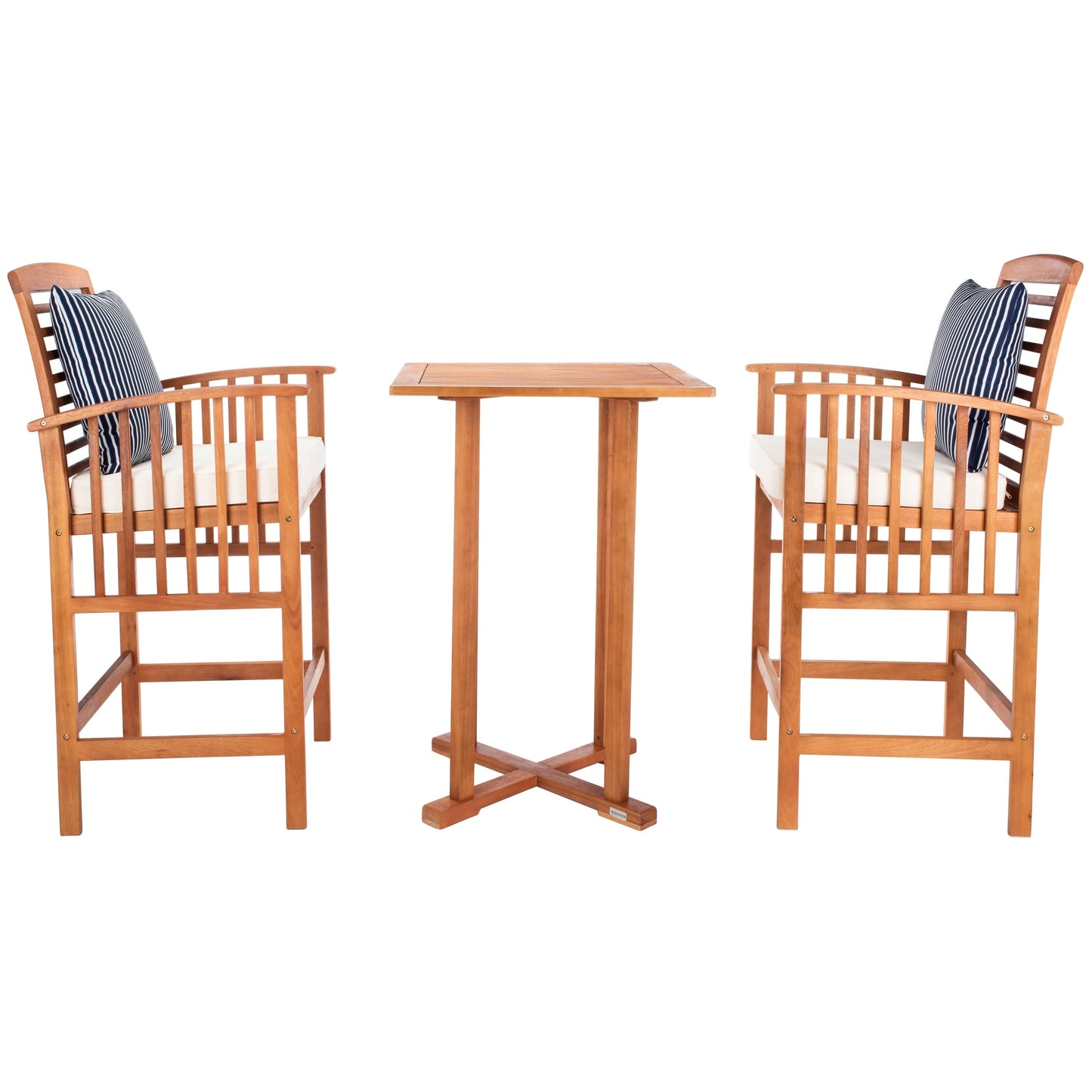 Ensemble de bar bistrot 3 pièces SAFAVIEH Outdoor Living Pate - 25 L x 26 P x 50 H