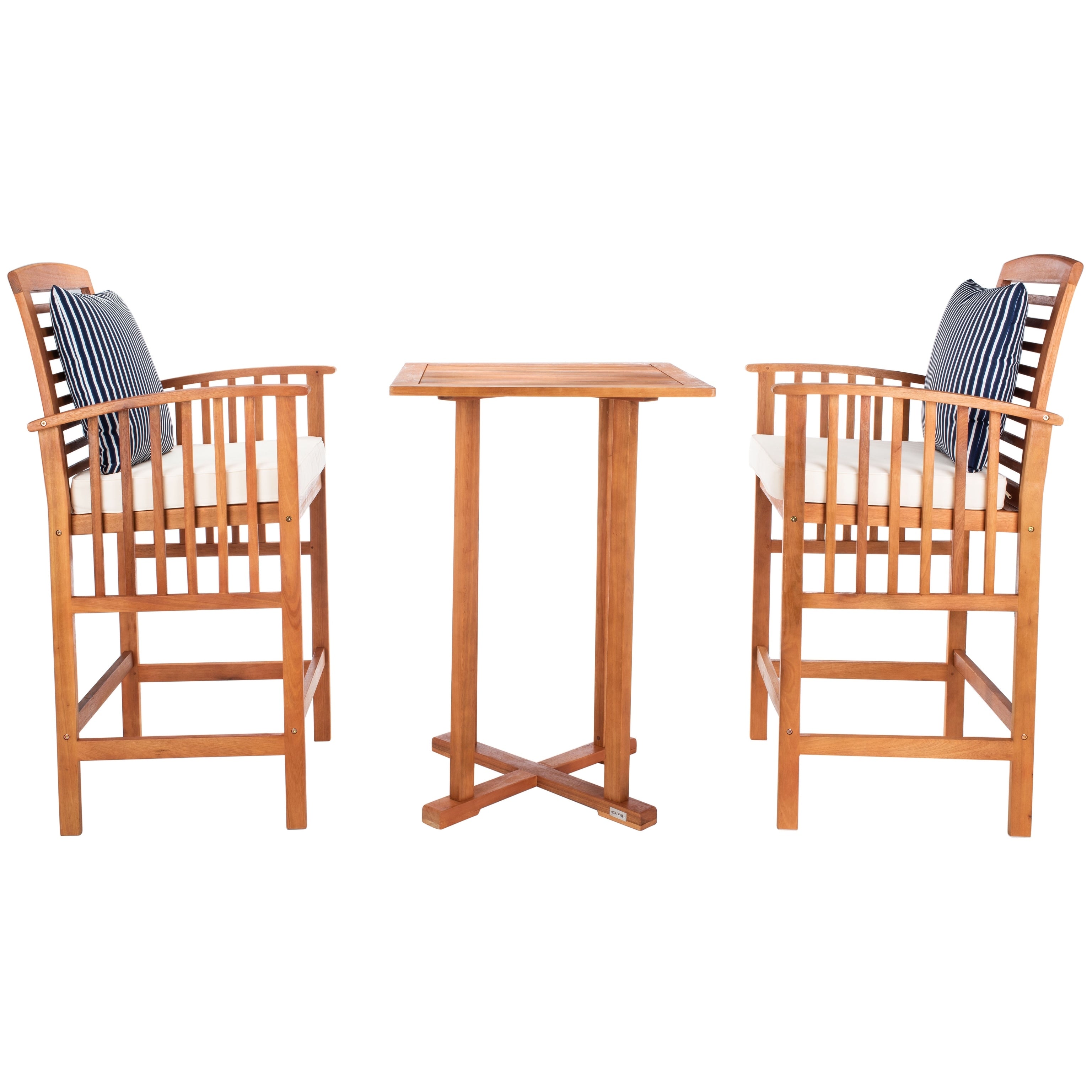 Ensemble de bar bistrot 3 pièces SAFAVIEH Outdoor Living Pate - 25 L x 26 P x 50 H