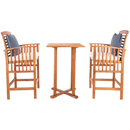 Ensemble de bar bistrot 3 pièces SAFAVIEH Outdoor Living Pate - 25 L x 26 P x 50 H
