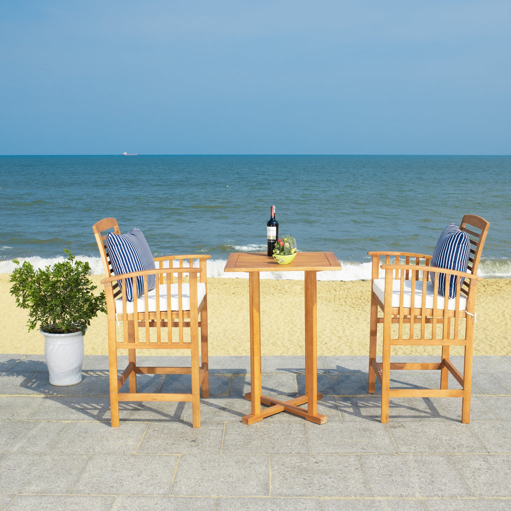 Ensemble de bar bistrot 3 pièces SAFAVIEH Outdoor Living Pate - 25 L x 26 P x 50 H