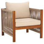 Ensemble de salon de jardin Roya 4 pièces SAFAVIEH - 52 L x 26 P x 25 H