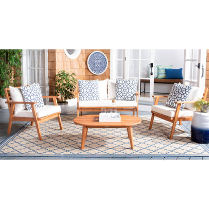 Ensemble de jardin d'extérieur Lupe 4 pièces SAFAVIEH - 49 L x 31 P x 30 H