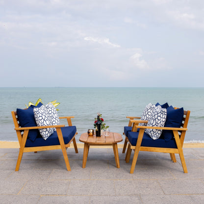 Ensemble de jardin d'extérieur Lupe 4 pièces SAFAVIEH - 49 L x 31 P x 30 H