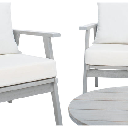 Ensemble de jardin d'extérieur Lupe 4 pièces SAFAVIEH - 49 L x 31 P x 30 H