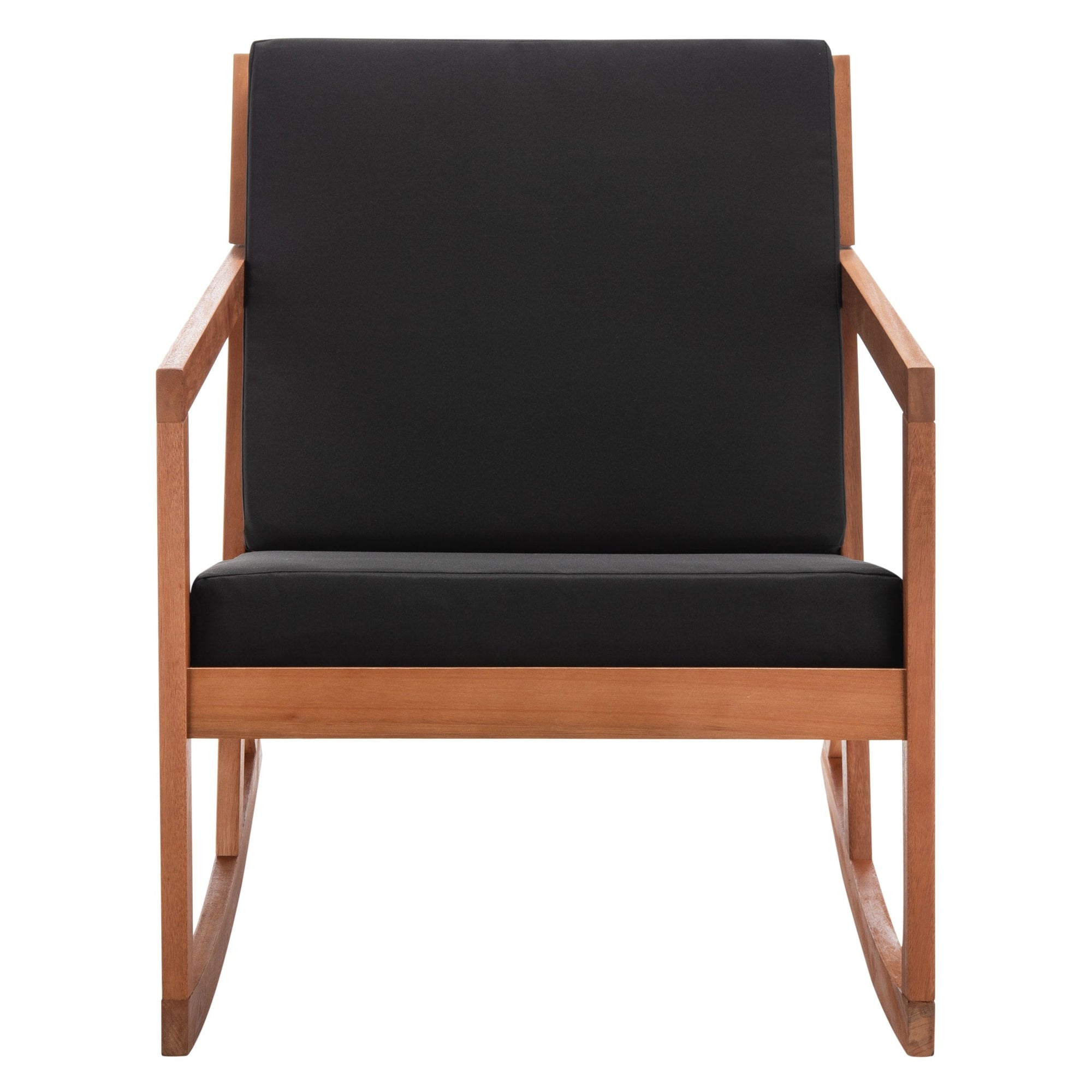 SAFAVIEH Outdoor Makaila Rocking Chair with Cushion - 26W x 31D x 38H