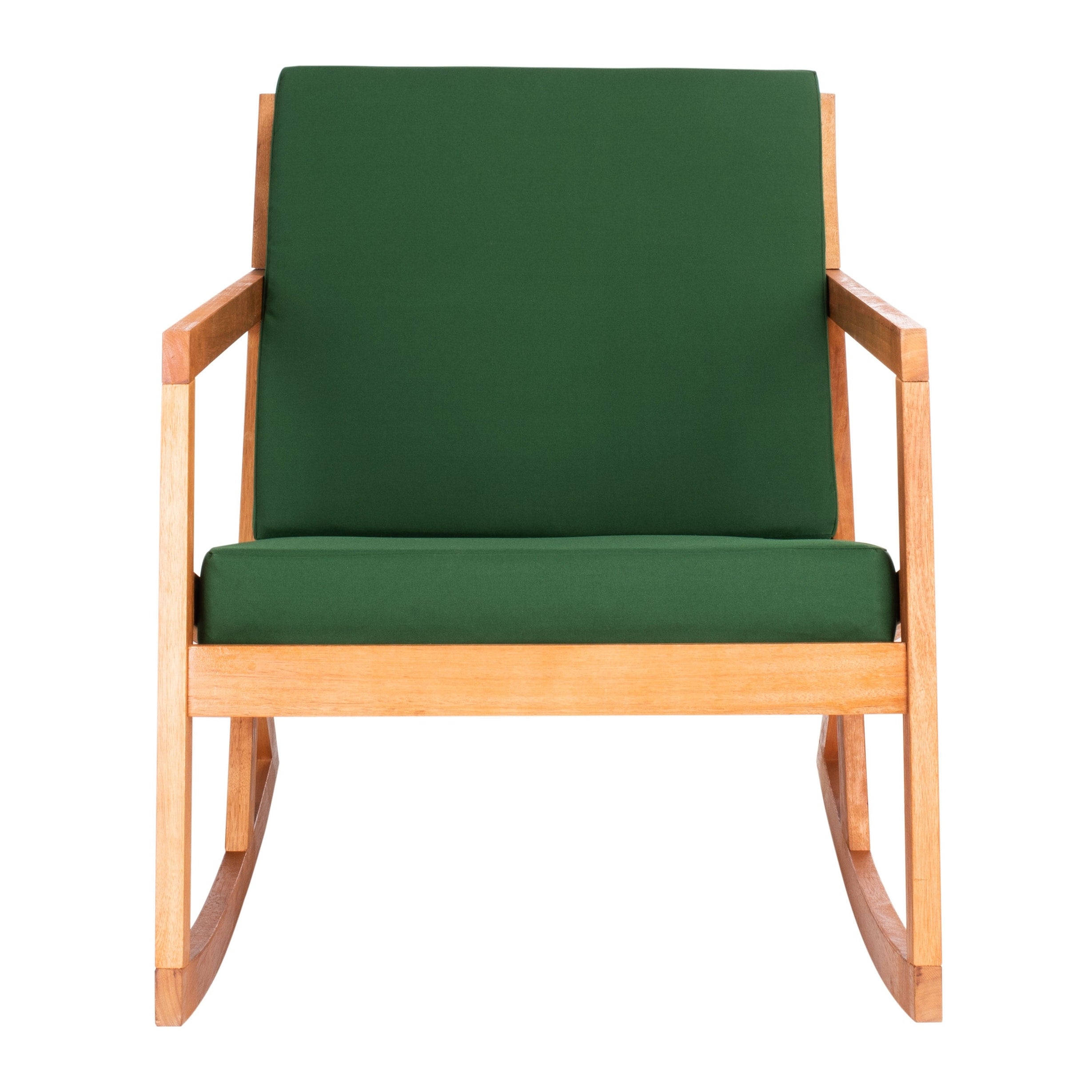 Fauteuil à bascule d'extérieur Makaila de SAFAVIEH avec coussin - 26 L x 31 P x 38 H