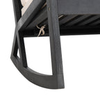 SAFAVIEH Outdoor Makaila Rocking Chair with Cushion - 26W x 31D x 38H