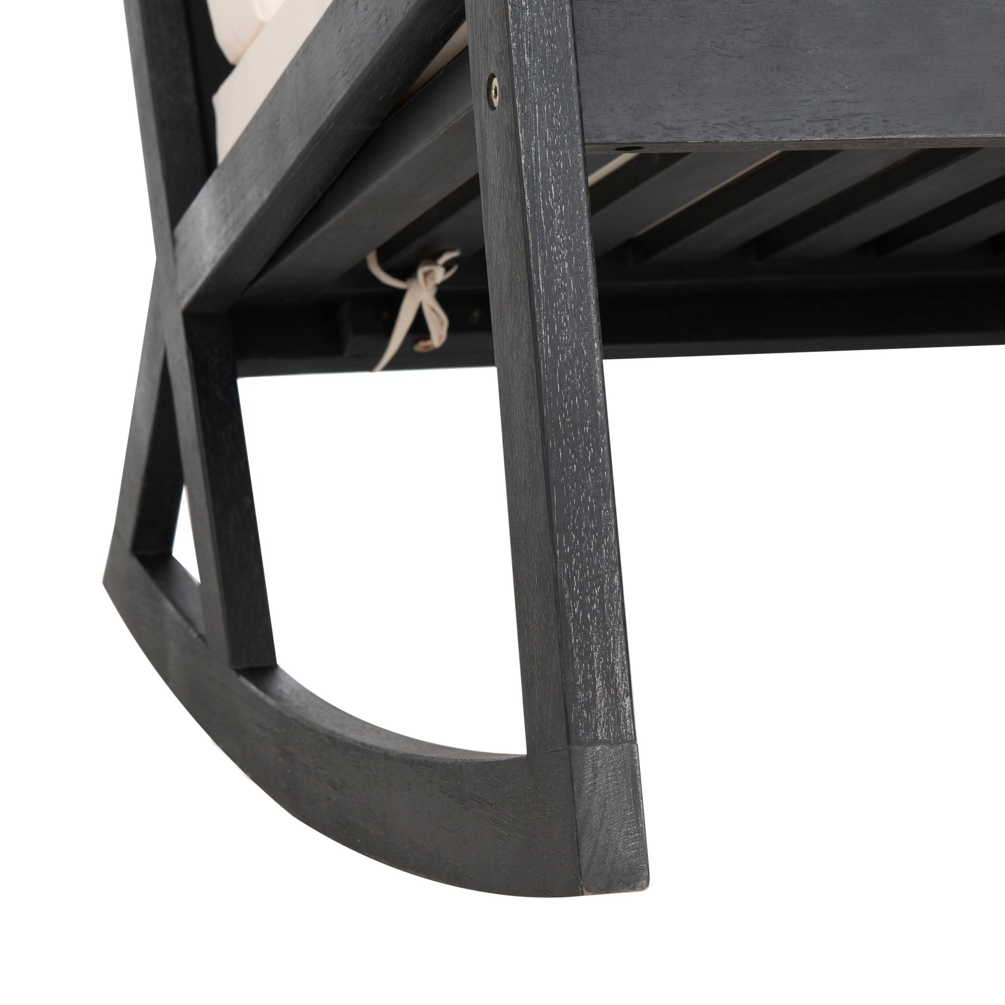 SAFAVIEH Outdoor Makaila Rocking Chair with Cushion - 26W x 31D x 38H