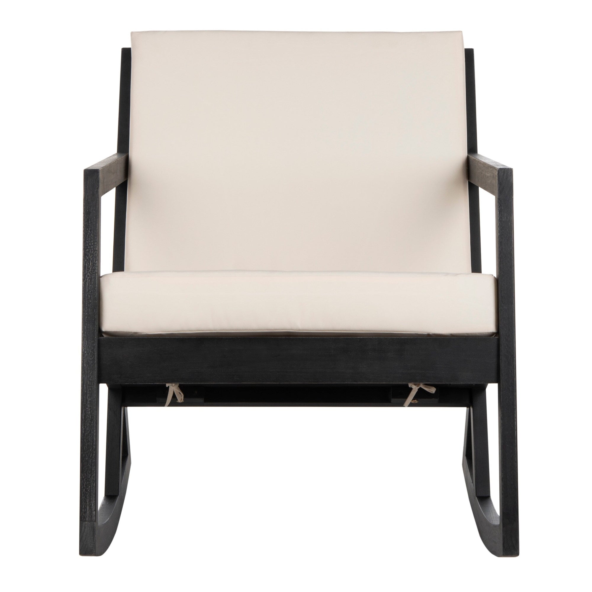 SAFAVIEH Outdoor Makaila Rocking Chair with Cushion - 26W x 31D x 38H