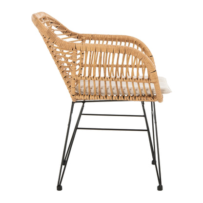 Ensemble de salon d'extérieur SAFAVIEH Montserrat 3 pièces - 22 l x 27 p x 32 h